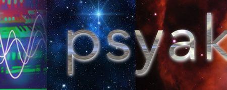Psychedelic synthesizer logo